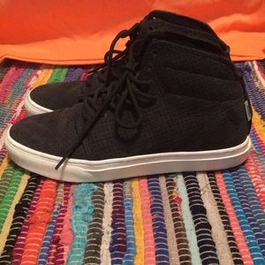 Charcoal colored Vans